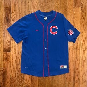 Chicago Cubs Nike Dri-Fit Sewn Jersey Size Medium